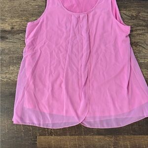 Chic Pink Sleeveless Tank Top